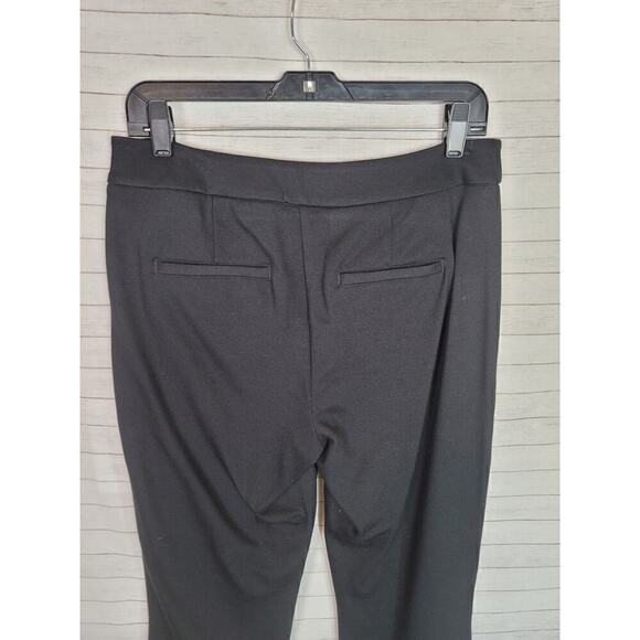Cabi Black Ponte Knit Kingston Cropped Trouser Pants, sz 8 - Picture 8 of 16